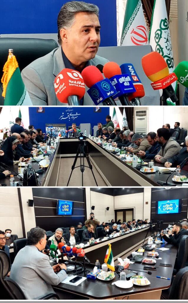 نشست خبری شهردار باقرشهر با اصحاب رسانه