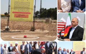 ایین کلنگ زنی خانه کشتی وورزشهای رزمی درشهر کهریزگ برگزار شد